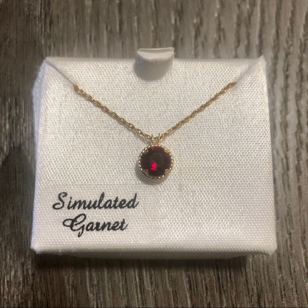 Elegant Garnet Necklace